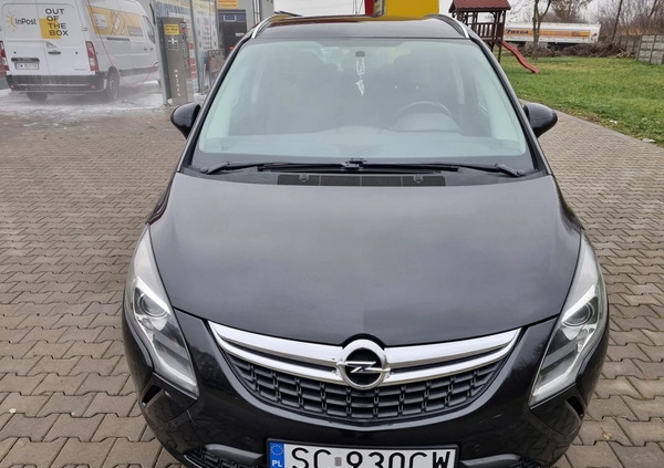 Opel Zafira cena 33800 przebieg: 184000, rok produkcji 2012 z Częstochowa małe 781